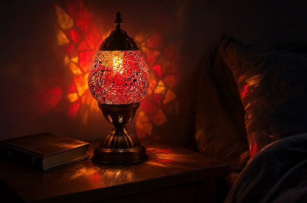 Turkish Mosaic Lamp vs Paper Lantern