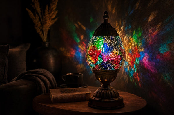 What Mosaic Lamp Colors Mean and the Mood They Set