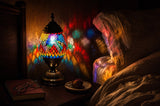 How Mosaic Glass Turns One Bulb into Warm, Golden Light