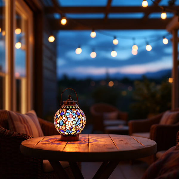 Best Turkish Mosaic Lamps for a Patio