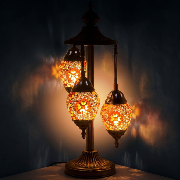 Turkish Mosaic Lamps for Airbnb Decor