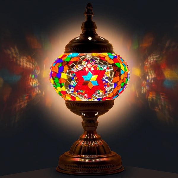 Turkish Mosaic Lamp vs Smart LED Lamp
