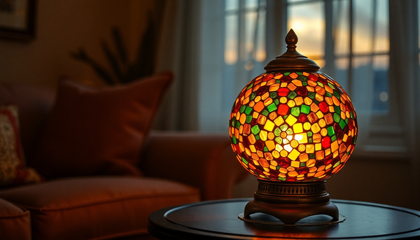 How Many Pieces of Glass Are in a Turkish Mosaic Lamp?
