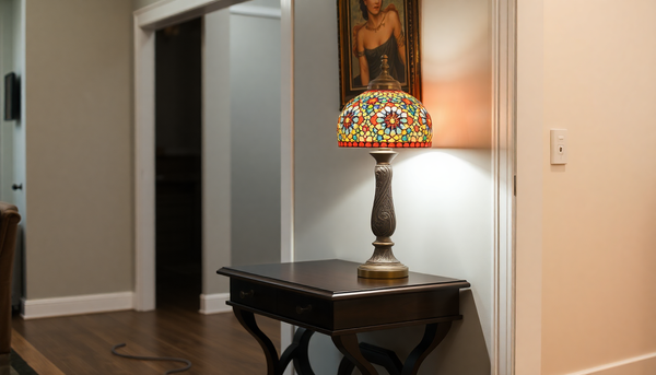 How to Hide or Manage a Turkish Mosaic Lamp Cord