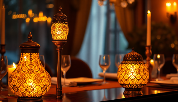 How to Use a Turkish Mosaic Lamp for Dinner Party Mood Lighting