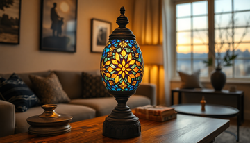 Moroccan Style Mosaic Lamps: A Complete Styling Guide - featured image, handmade Turkish-style mosaic glass lamp
