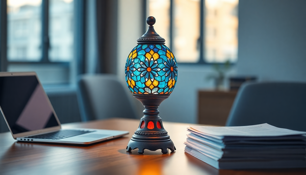 Mosaic Lamp as a Corporate or Boss Gift: Etiquette, Budget Tiers & Best Picks