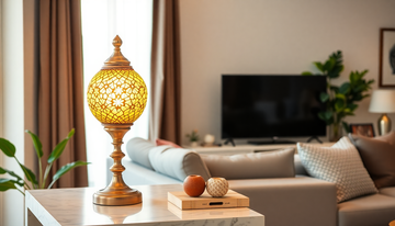 Mosaic Lamps for an Airbnb or Rental Property: A Host's Guide - featured image, handmade Turkish-style mosaic glass lamp
