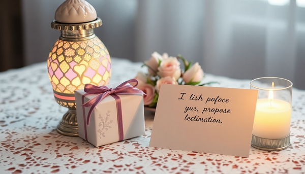 A Turkish Mosaic Lamp as a Bridesmaid Proposal Gift