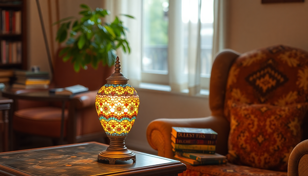 A Turkish Mosaic Lamp as a Grandparent Gift