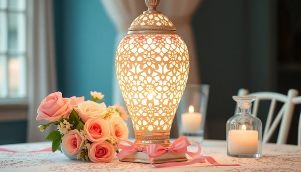 A Turkish Mosaic Lamp for a Bridal Shower: Gift Guide