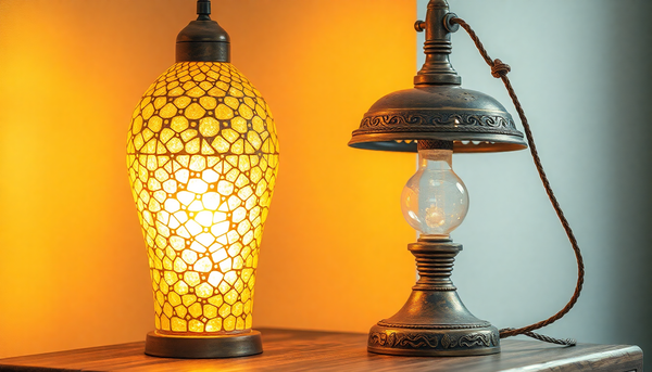 Turkish Mosaic Lamp vs. Antique Lamp: A Buyer's Comparison