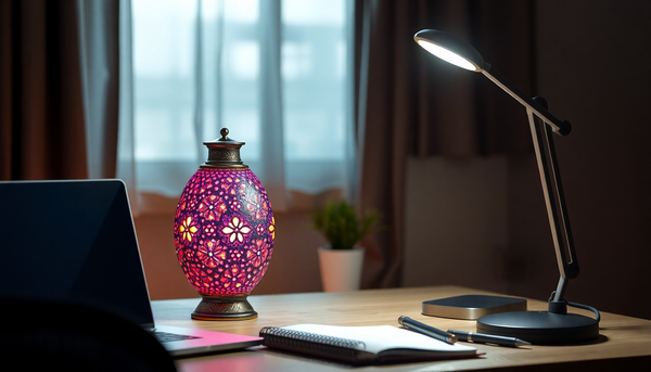 Turkish Mosaic Lamp vs. LED Task Lamp: Ambiance or Function?