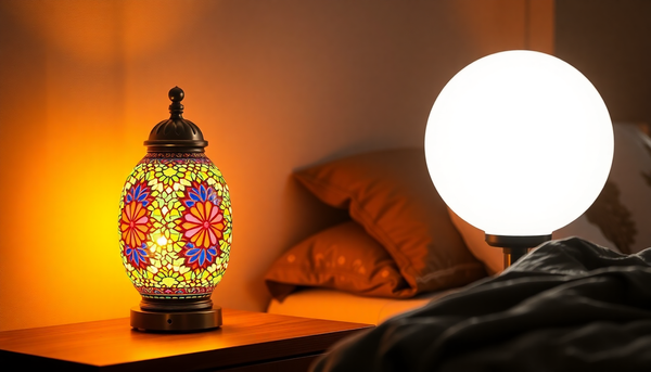 Turkish Mosaic Lamp vs Moon Lamp: Which Nightstand Glow Wins?