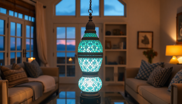 Turquoise Turkish Mosaic Lamps: A Color Guide to Their Glow