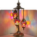 Three Tier Mosaic Lamps