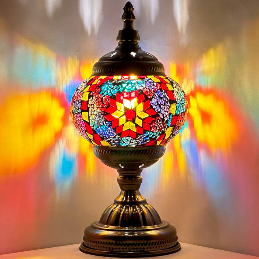Sunset Rainbow Tiffany Mosaic Lamp
