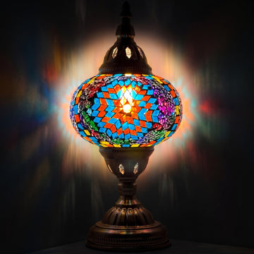 Ottoman Charm mosaic glass table lamp
