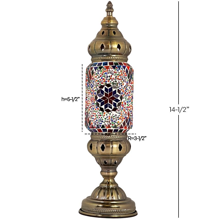 a golden vase with a mosaic design on it